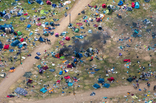 Reading Festival aftermath, UK - 29 Aug 2022