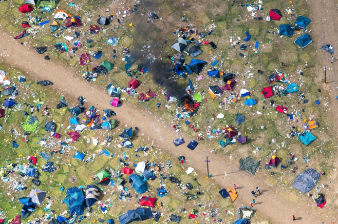 Reading Festival aftermath, UK - 29 Aug 2022