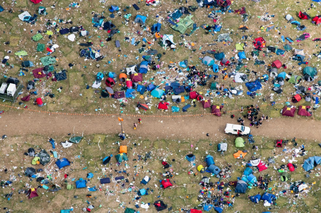 Reading Festival aftermath, UK - 29 Aug 2022