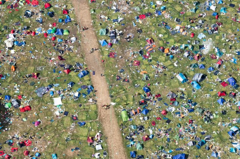 Reading Festival aftermath, UK - 29 Aug 2022