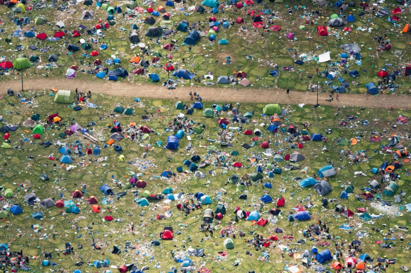 Reading Festival aftermath, UK - 29 Aug 2022