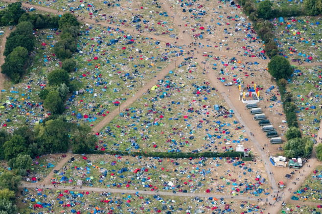 Reading Festival aftermath, UK - 29 Aug 2022