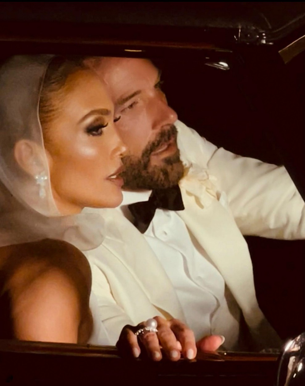 Jennifer Lopez shared photos of her wedding to Ben Affleck