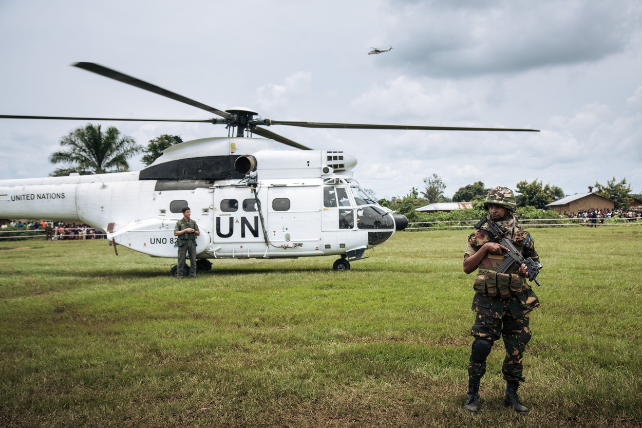 Un elicopter al ONU s-a prăbușit în estul statului Congo. Trei membri ai echipajului au fost răniți