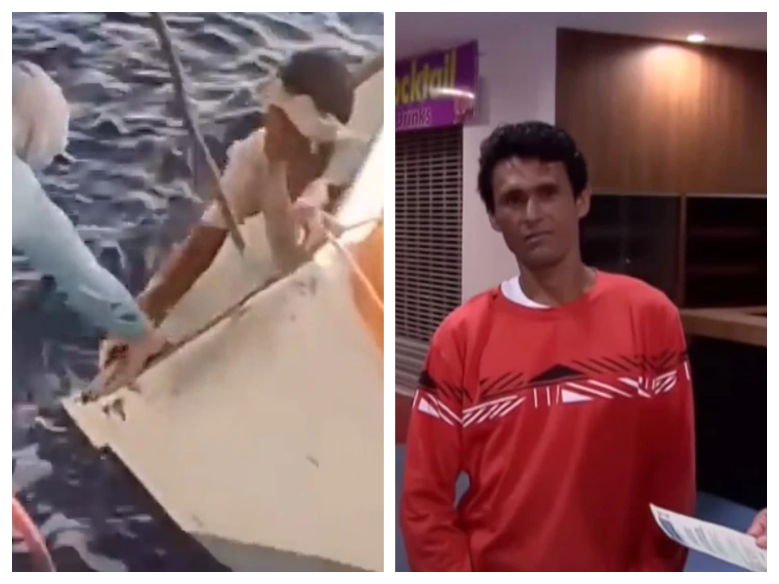 Pescar salvat după ce a plutit 11 zile pe ocean într-un frigider. La țărm a fost arestat pentru că nu avea documente