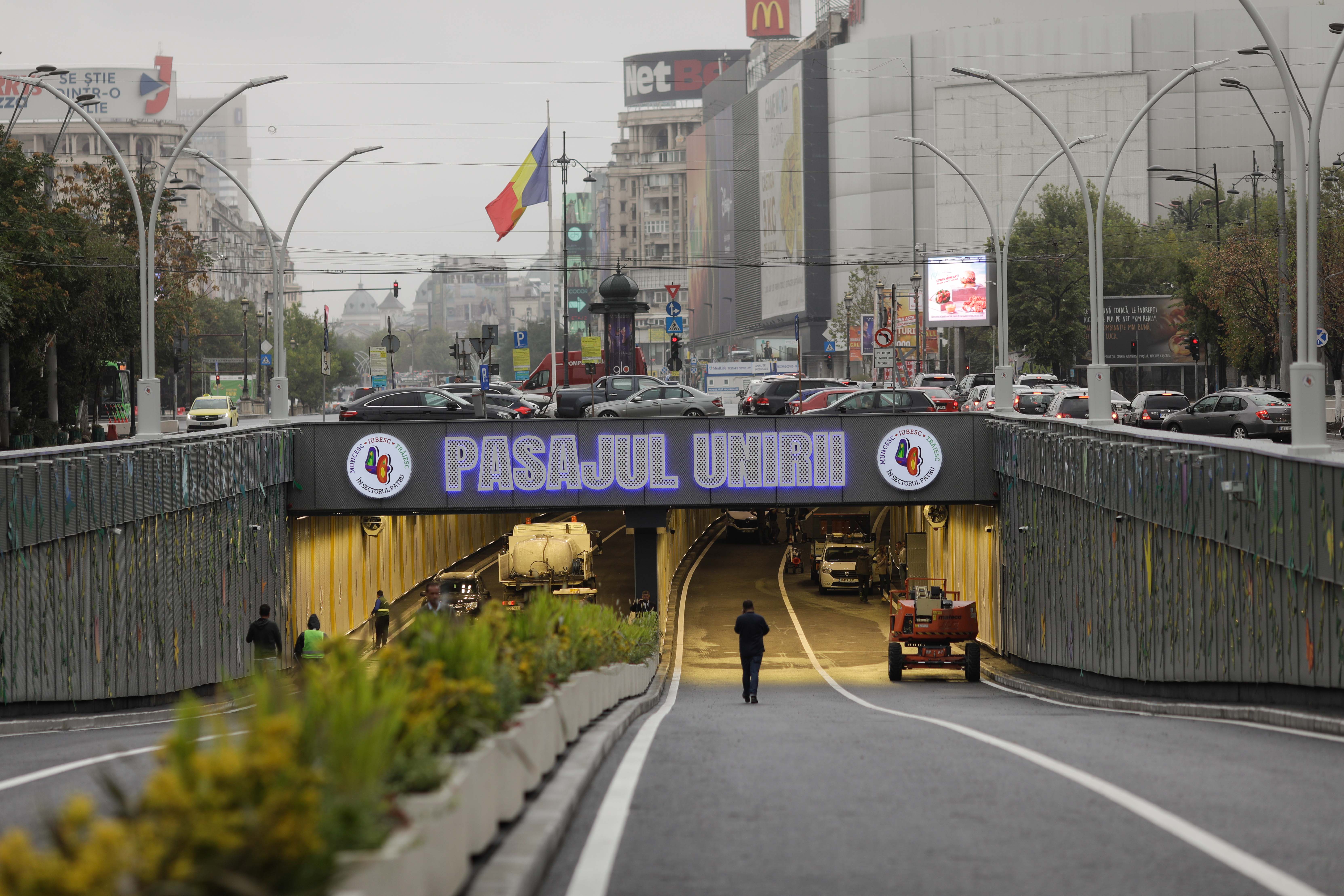 Restricții de circulație în Pasajul Unirii din București până pe 8 decembrie