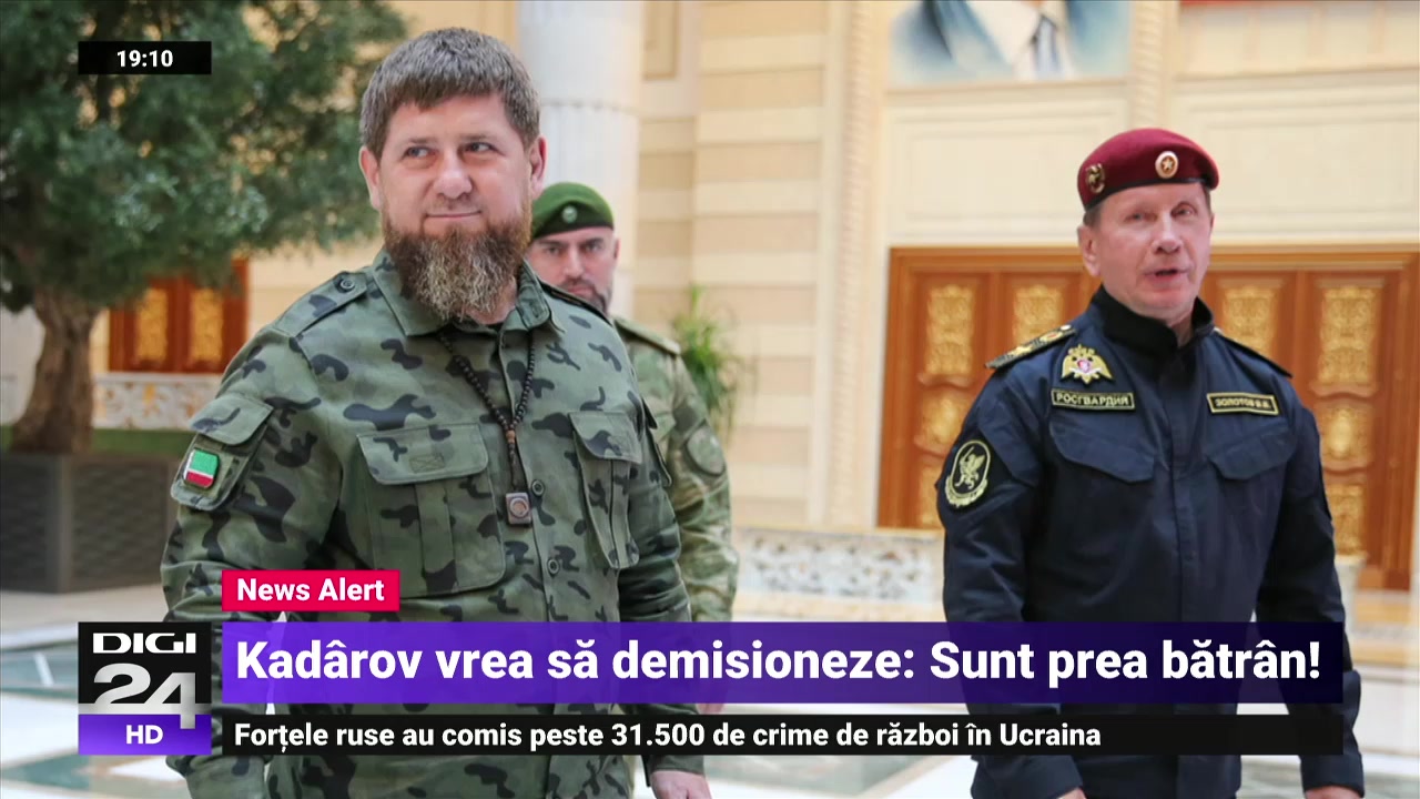 Aliatul lui Putin, seful armatei cecene, Ramzan Kadîrov are un sac