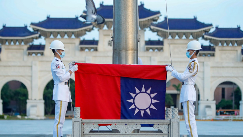 Arborarea steagului în Taiwan