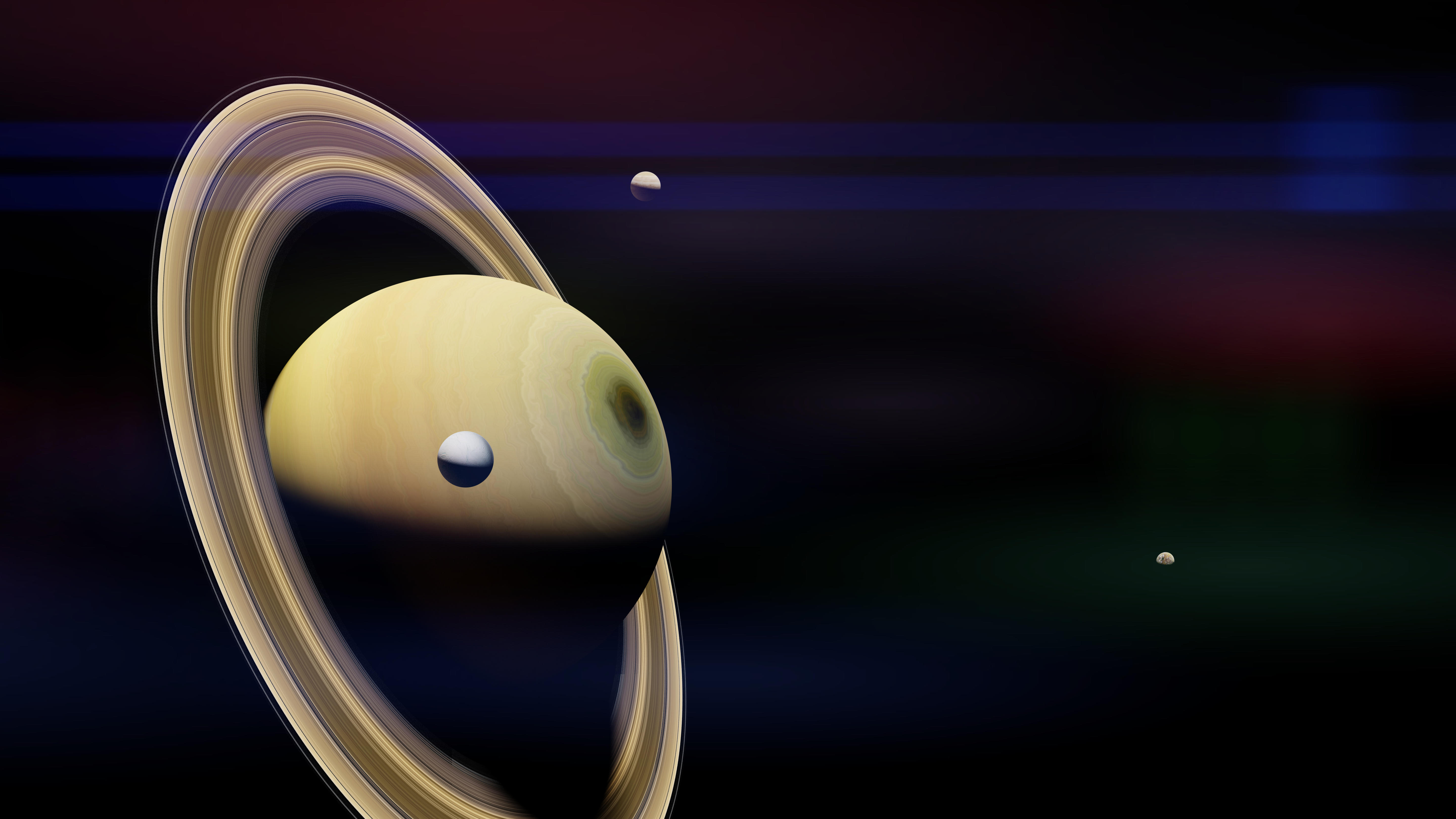 Celebrele inele din jurul lui Saturn ar putea fi rămășițele unei luni distruse de gravitația planetei