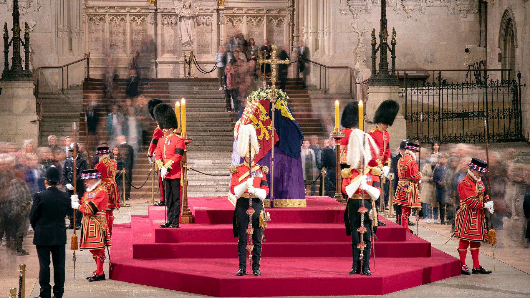 O delegație a guvernului chinez nu a fost lăsată să intre în Westminster Hall, unde este depus sicriul Reginei Elisabeta a II-a