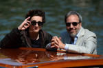 Timothée Chalamet arrives in Venice