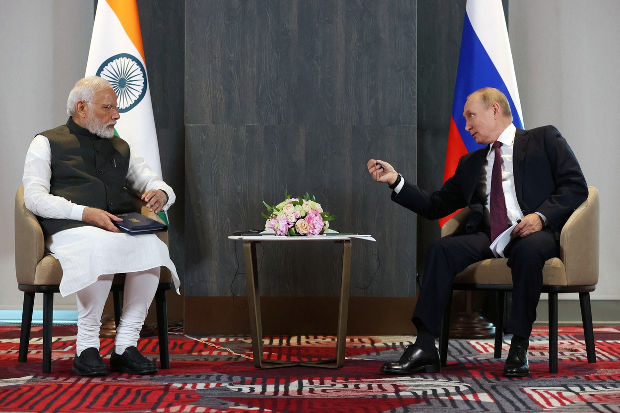 Premierul Indiei l-a criticat pe Putin în față la summit-ul din Uzbekistan: „Epoca zilelor noastre nu este una a războiului”