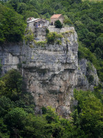 Last of the Stylites Maxime Qavtaradze, who lives on top of the Katskhi Pillar, Georgia - 22 Jun 2013