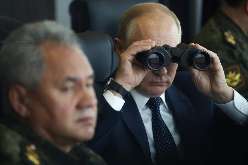 President Putin at Zapad 2021 joint Russian-Belarusian military exercises