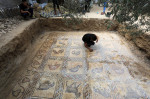 Un fermier palestinian a descoperit un mozaic bizantin