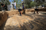 Un fermier palestinian a descoperit un mozaic bizantin