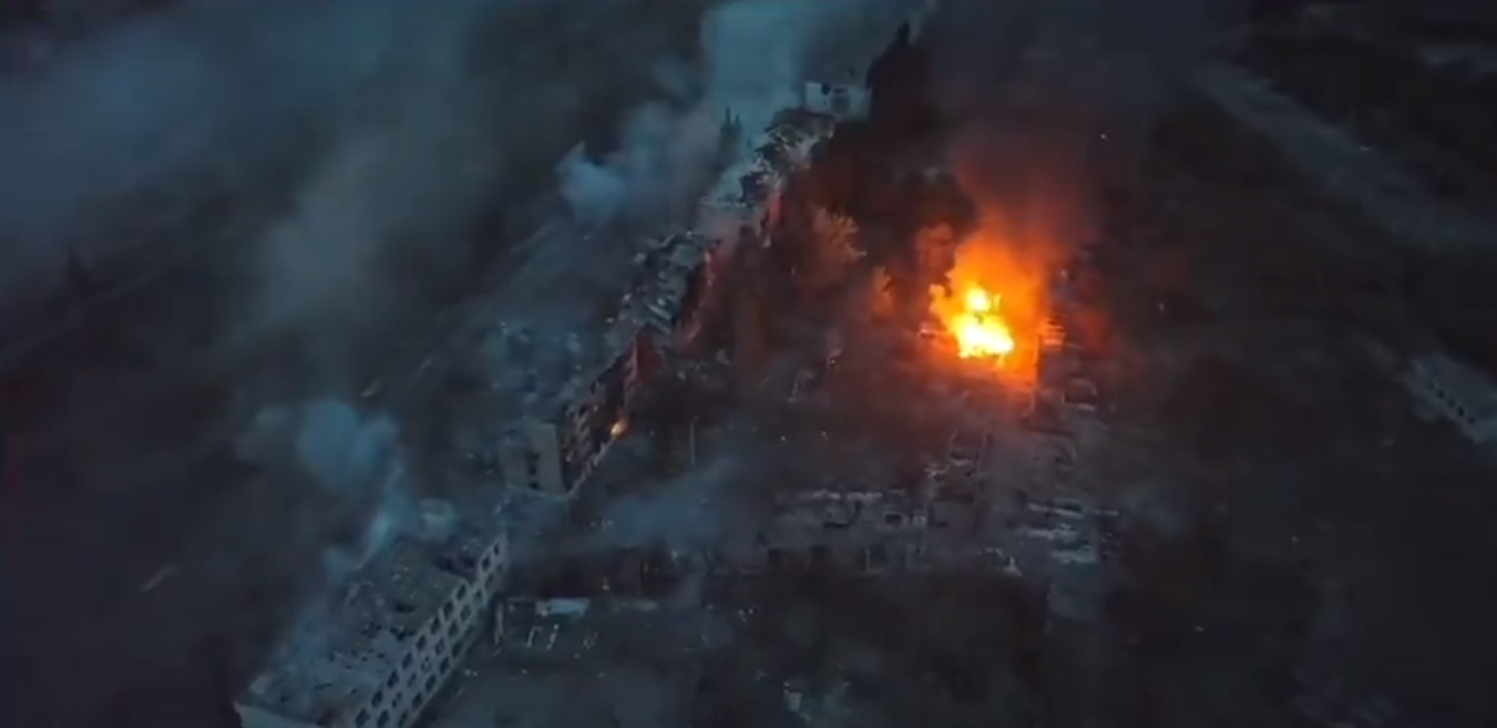 Imagini apocaliptice din Bakhmut. Orașul este distrus de bombardamente. Rușii ar folosi drone iraniene