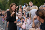 Prince and Princess of Wales with Prince Harry and Meghan, Duchess of Sussex, Windsor Castle, UK - 10 Sep 2022