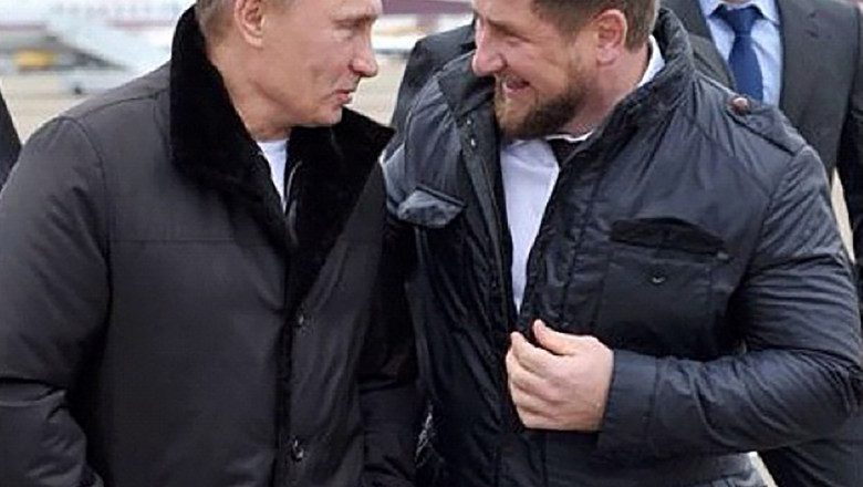 Ramzan Kadîrov și Vladimir Putin