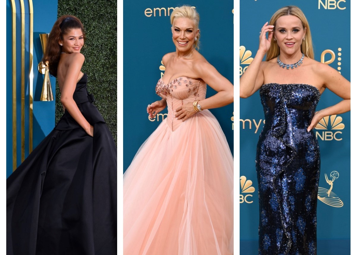 Premiile Emmy 2022: Starurile au stralucit din nou pe covorul rosu. Ce rochii au purtat actritele la ceremonie