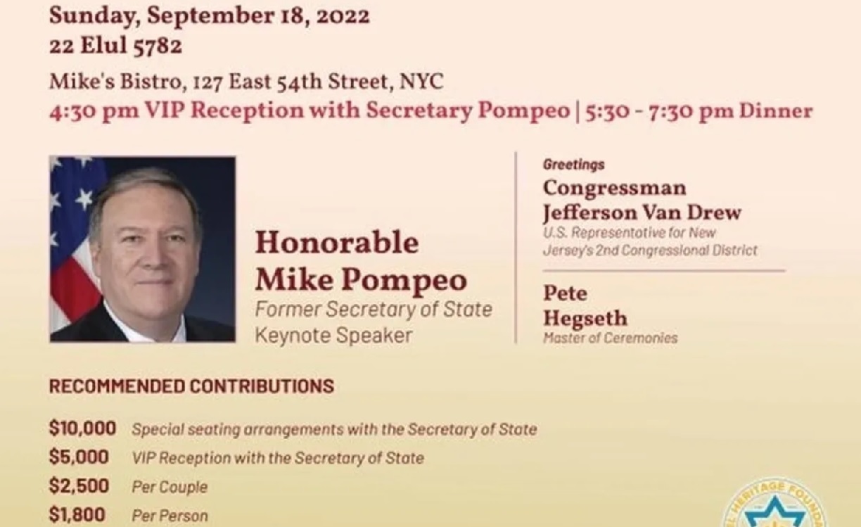 George Simion a fost șters de pe lista participanților la un dineu cu Mike Pompeo, în SUA. Prețurile pentru dineu ajungeau la 10 000 $