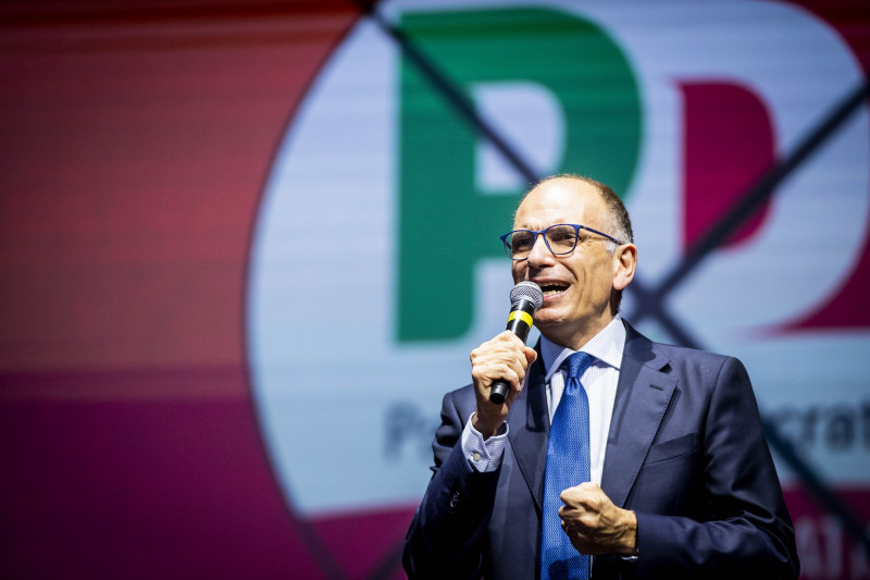 Democratic Party election closing campaign in Rome, Italy - 23 Sept 2022 - 23 Sep 2022