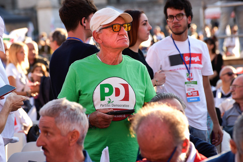 Democratic Party election closing campaign in Rome, Italy - 23 Sept 2022