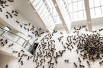 Amsterdam, Netherlands. 16th Sep, 2022. 2022-09-16 10:33:50 AMSTERDAM - The exhibition Undercovers in the Rijksmuseum. The artwork, 700 ants each nearly a meter long, depicts the migration and forced displacement of people around the world. ANP KOEN VAN W