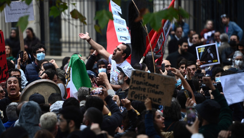 proteste paris iran