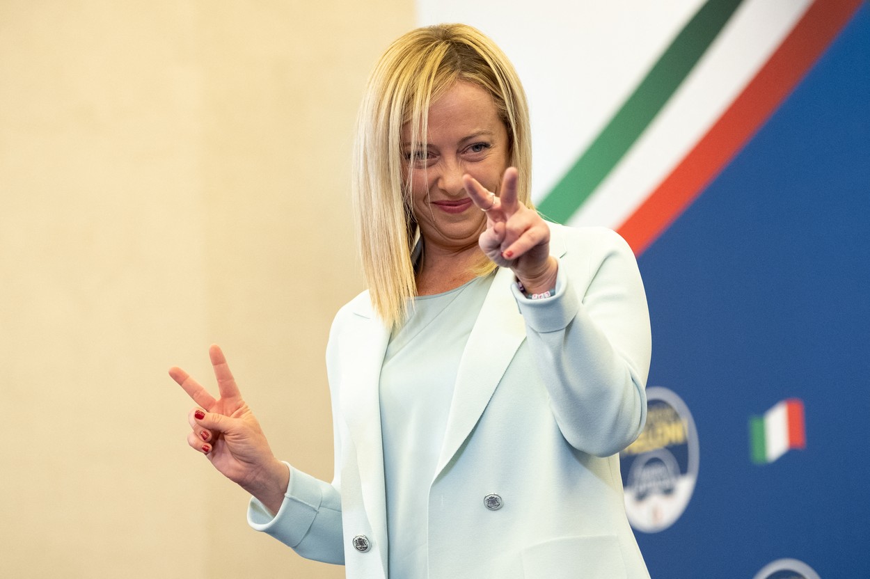 Mesajul transmis de Giorgia Meloni. Extrema dreaptă a revendicat victoria la alegerile legislative din Italia