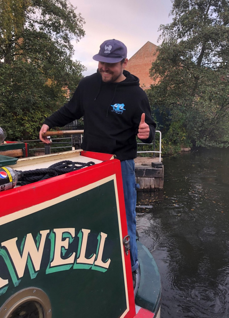 YOUNG COUPLE MOVE ONTO BARGE TO SAVE MONEY ON RISING BILLS