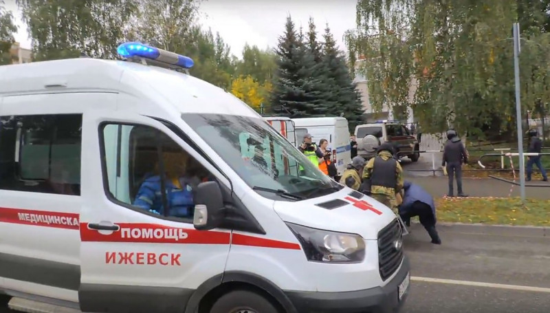interventie la o scoala din rusia dupa un atac armat