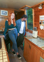 YOUNG COUPLE MOVE ONTO BARGE TO SAVE MONEY ON RISING BILLS