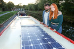 YOUNG COUPLE MOVE ONTO BARGE TO SAVE MONEY ON RISING BILLS