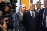 Italy: Elections - Berlusconi at the poll: the president of Forza Italia votes