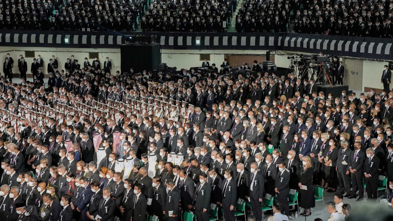 participanti la funeraliile de stat ale fostului premier nipon shinzo abe