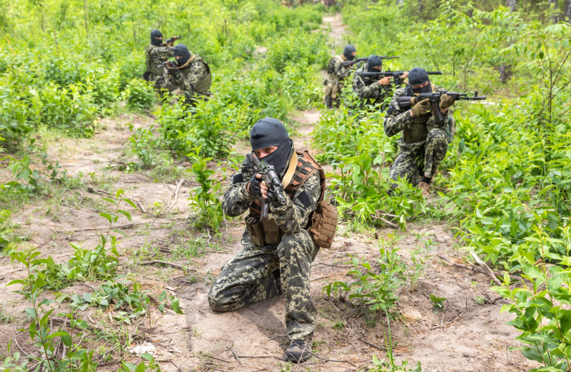 Trupe Ucraina antrenament