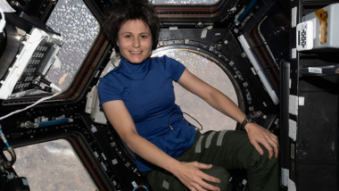 Astronaut Samantha Cristoforetti is Pictured Inside the Cupola, Aboard the International Space Station, XSP - 08 Jun 2022