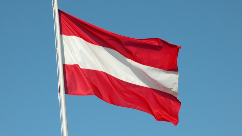 Drapelul Austriei.