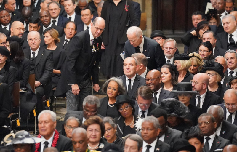 Joe Biden Westminster Abbey