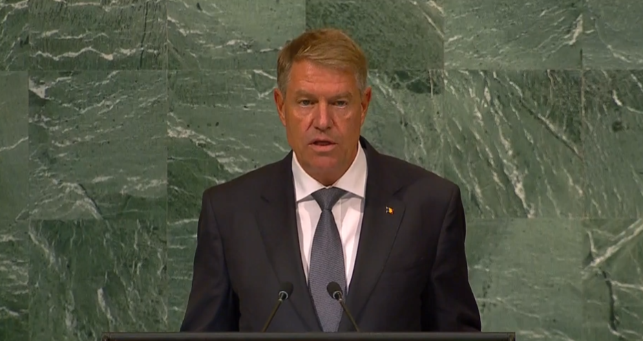 Klaus Iohannis la ONU: România și-a deschis frontierele și inima pentru ucraineni