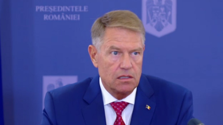 Klaus Iohannis face declarații