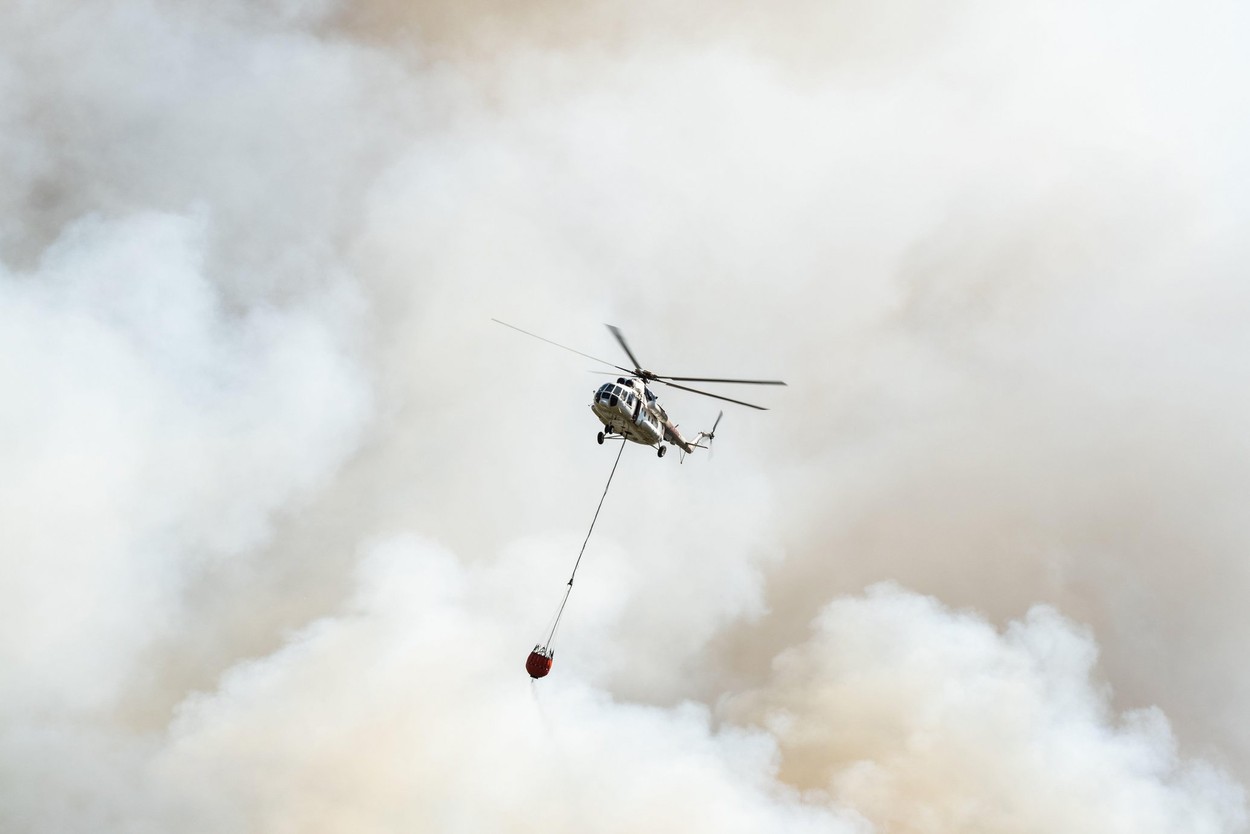 Doi ruși au murit după prăbușirea unui elicopter de stingere a incendiilor, în sud-vestul Turciei