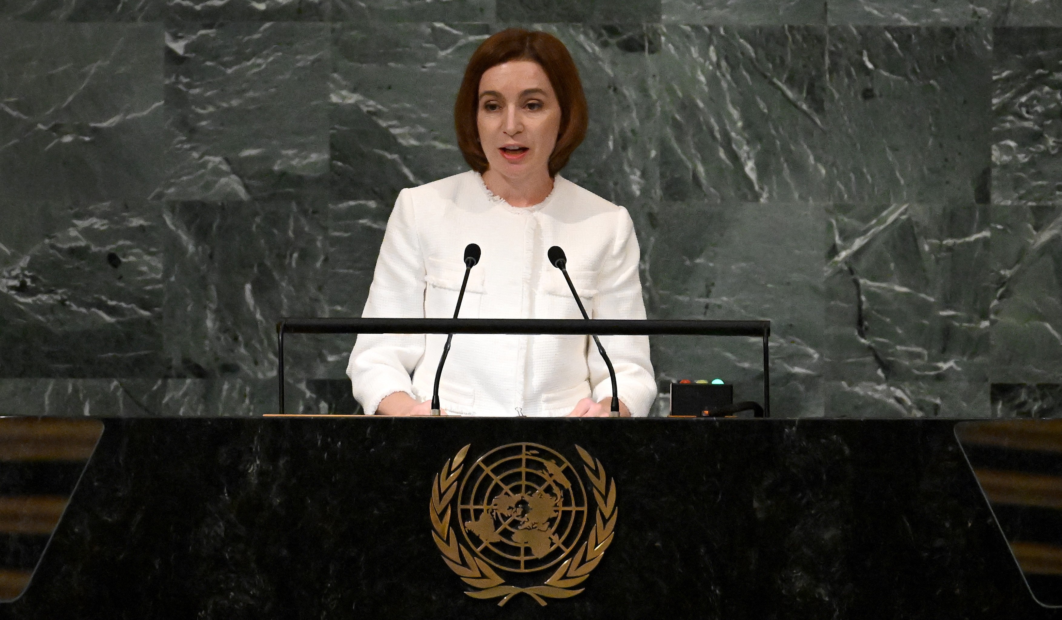 Maia Sandu la ONU: „Prezența ilegală a trupelor militare ruse în regiunea transnistreană ne încalcă neutralitatea”