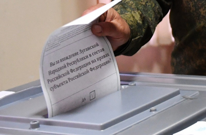 DPR LPR Russia Joining Referendum