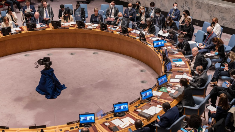 Ședință a Consiliului de Securitate al ONU