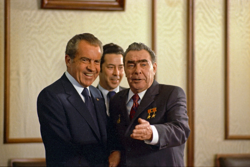 Richard Nixon Leonid Brejnev