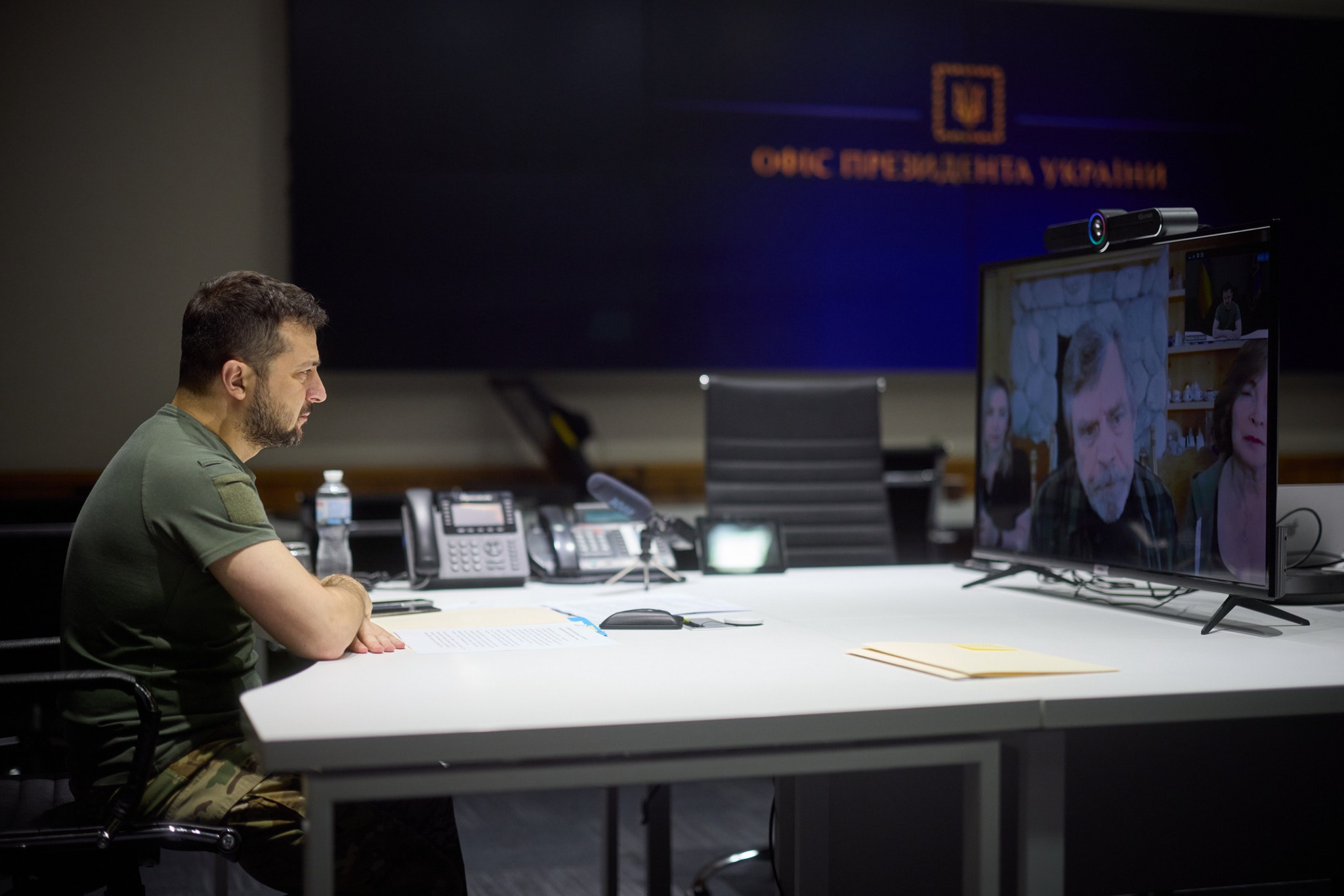 Jedi Zelenski s-a sfătuit cu Luke Skywalker