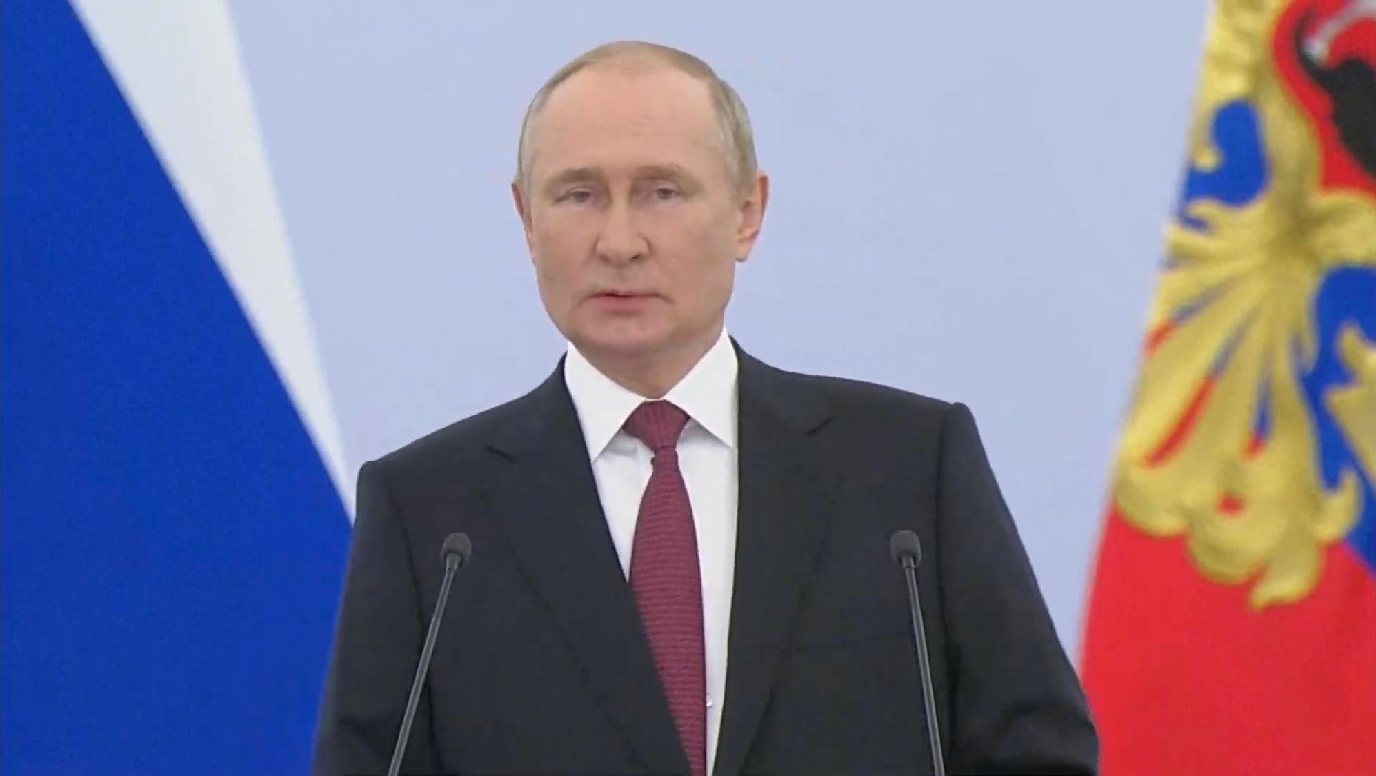 Putin a anunțat ruperea ilegală a Ucrainei: „Rusia are patru noi regiuni. O să ne protejăm oamenii cu toate mijloacele pe care le avem”