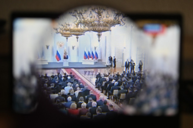 Vladimir Putin Delivers A Speech About Annexations Of Ukraine Regions